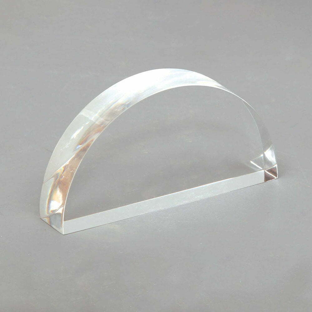 ACRYLIC BLOCK : SEMI-CIRCULAR