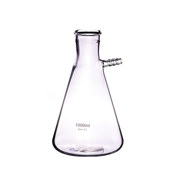 FLASKS: FILTER CONICAL WITH SIDE TUBE